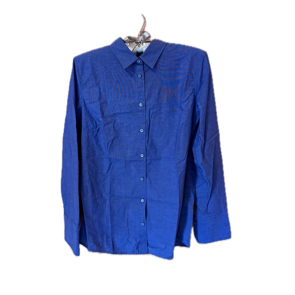 Banana Republic Women’s Blue Button Up Dress Shirt Size 10